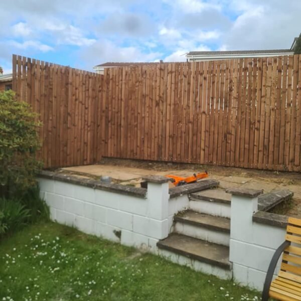 A 7 ft garden fence done in st Leonards. Last week. Message the page if you have any inquires.3